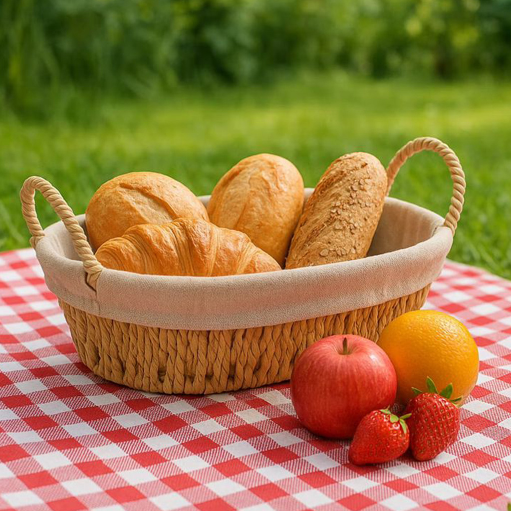 Bandeja Resistente Organizadora Redonda Retangular Cesto para servir Café Frios Doces