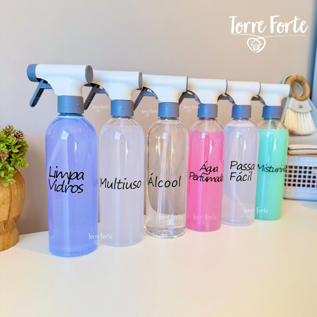 Borrifador Pulverizador Manual Multiuso Limpeza Lavanderia Flow Com Trava 500ml