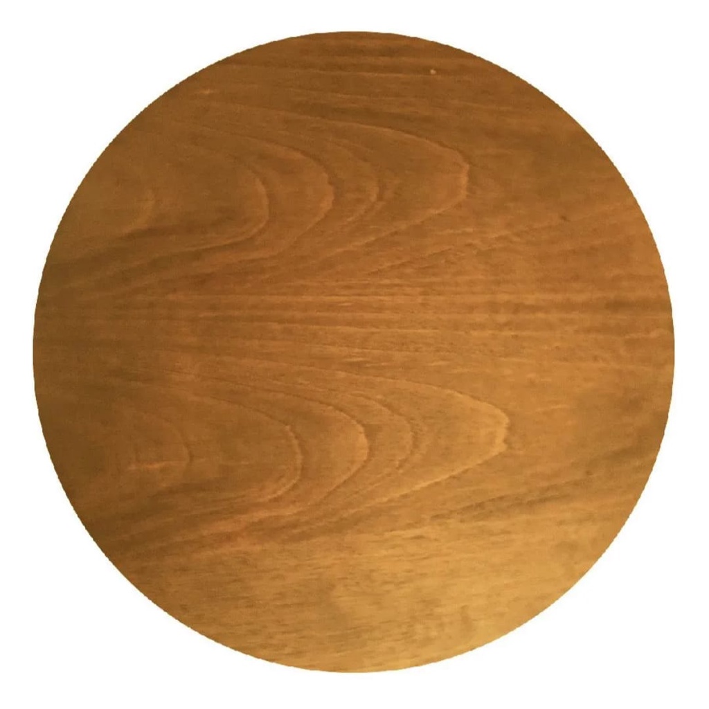 Centro De Mesa Prato Giratório 40 Cm Amadeirado - Mel